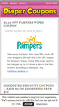 Mobile Screenshot of diaper-coupons.org
